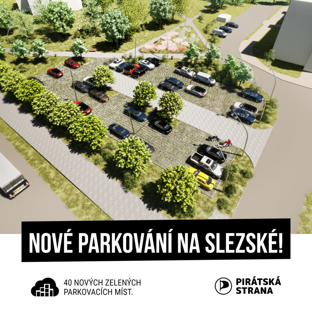 Nové parkování na Slezské!